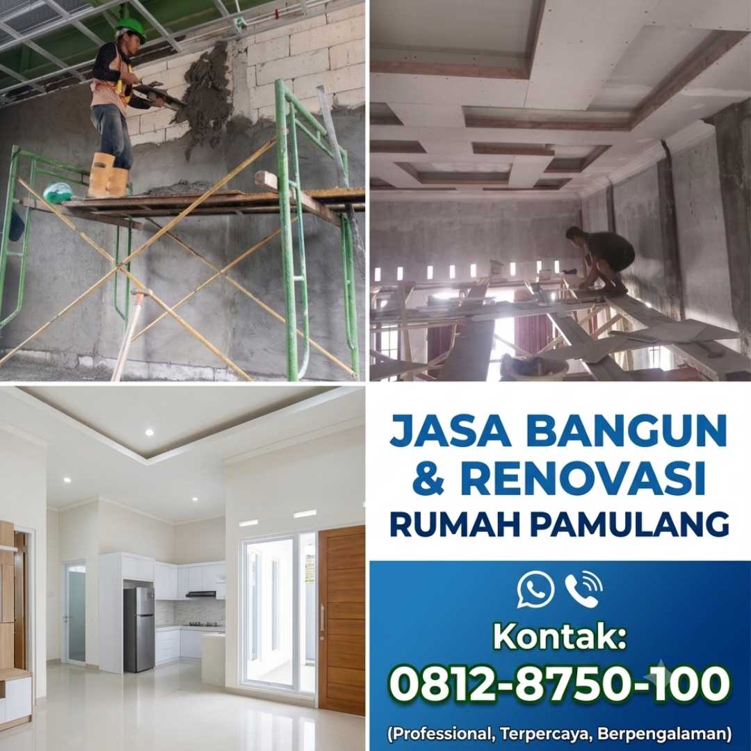 jasa bangun & renovasi rumah pamulang
