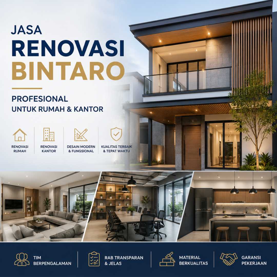 jasa renovasi bintaro, renovasi rumah bintaro, renovasi kantor bintaro, kontraktor renovasi bintaro, jasa renovasi bintaro