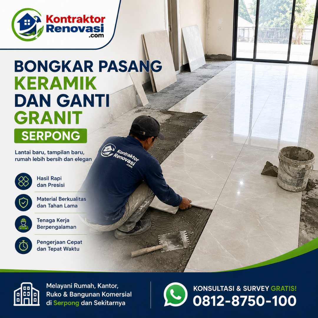 jasa pasang granit serpong