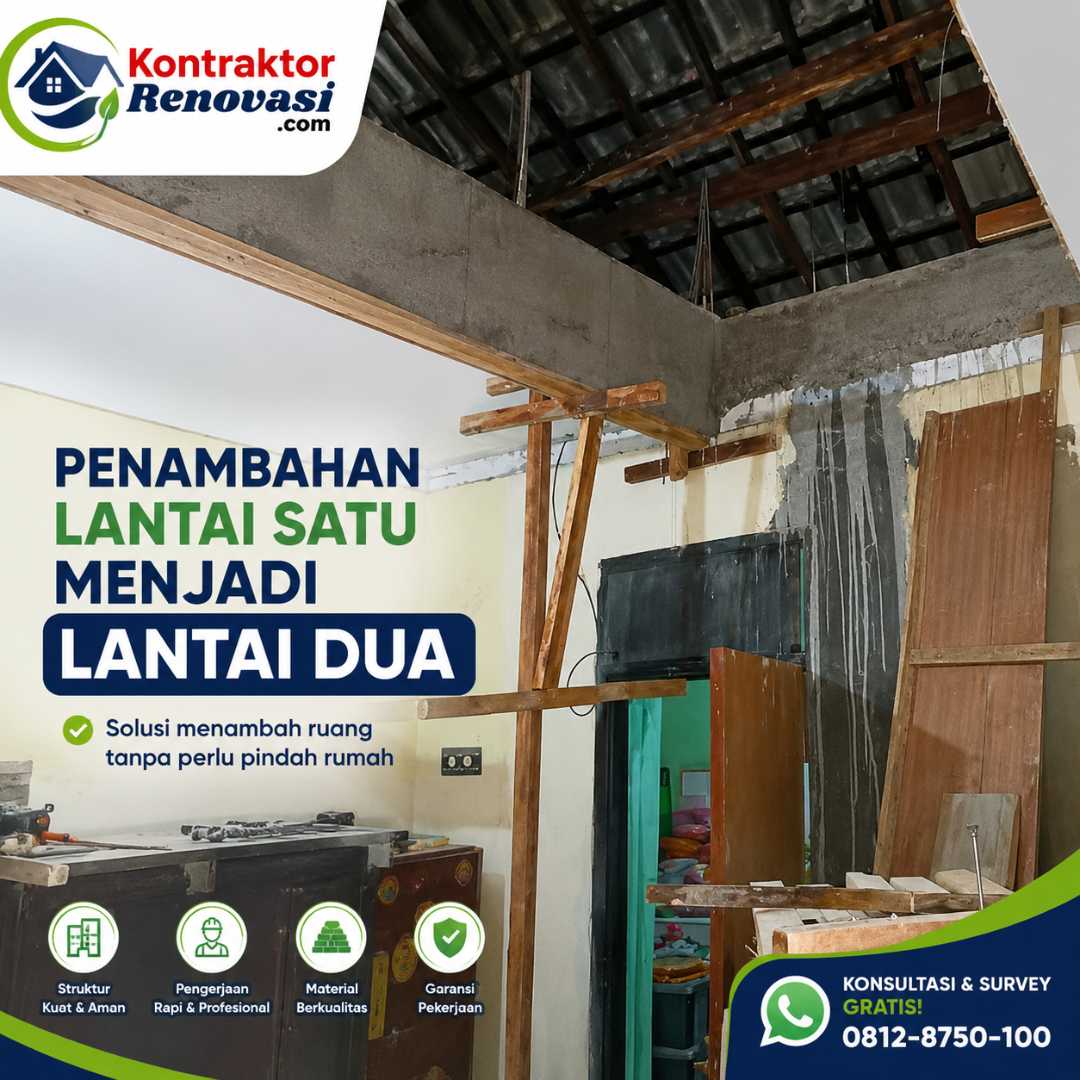 Penambahan Lantai Rumah Serpong