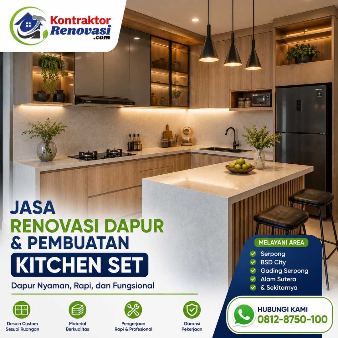 renovasi dapur serpong