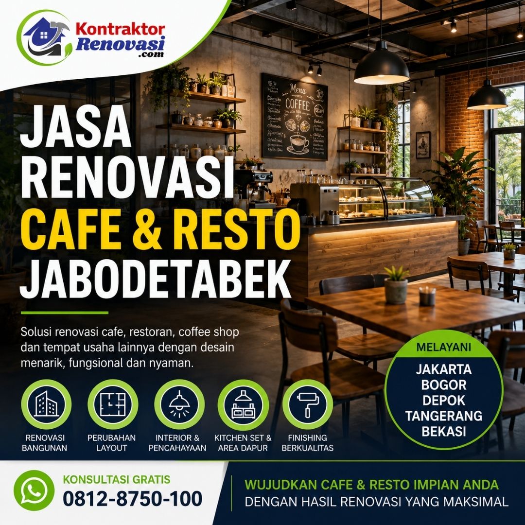 Jasa renovasi cafe dan resto Jabodetabek