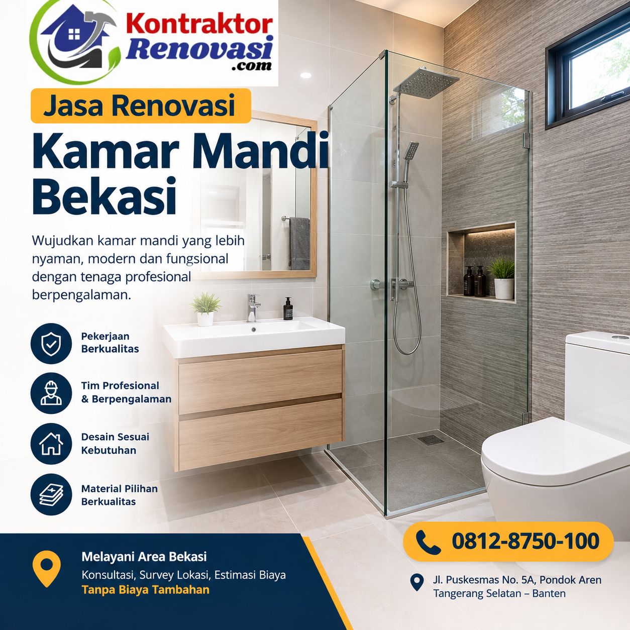Jasa Renovasi Kamar Mandi Bekasi
