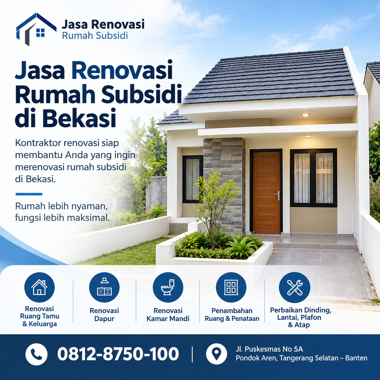 jasa renovasi rumah subsidi bekasi