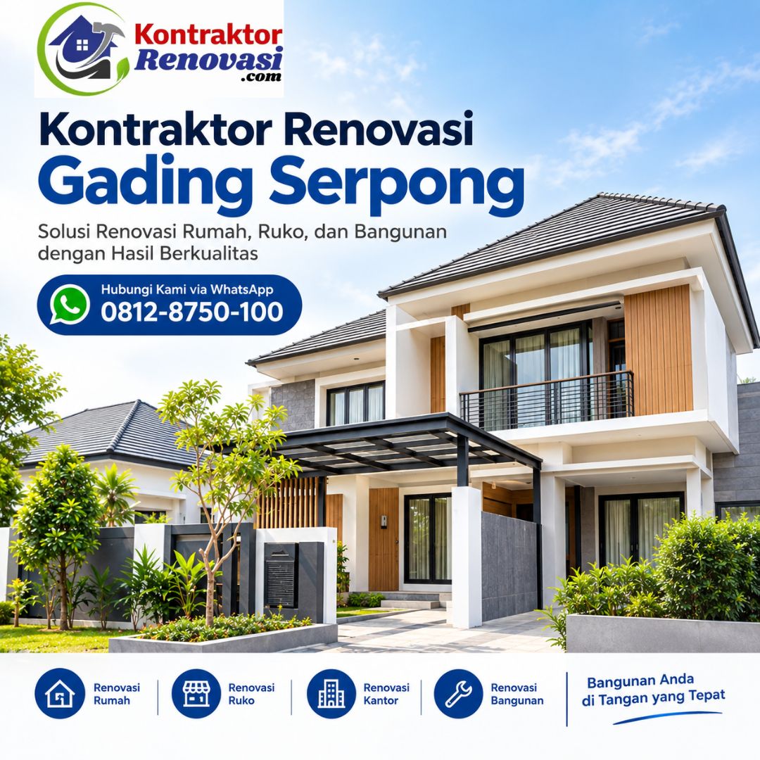 kontraktor renovasi Gading Serpong